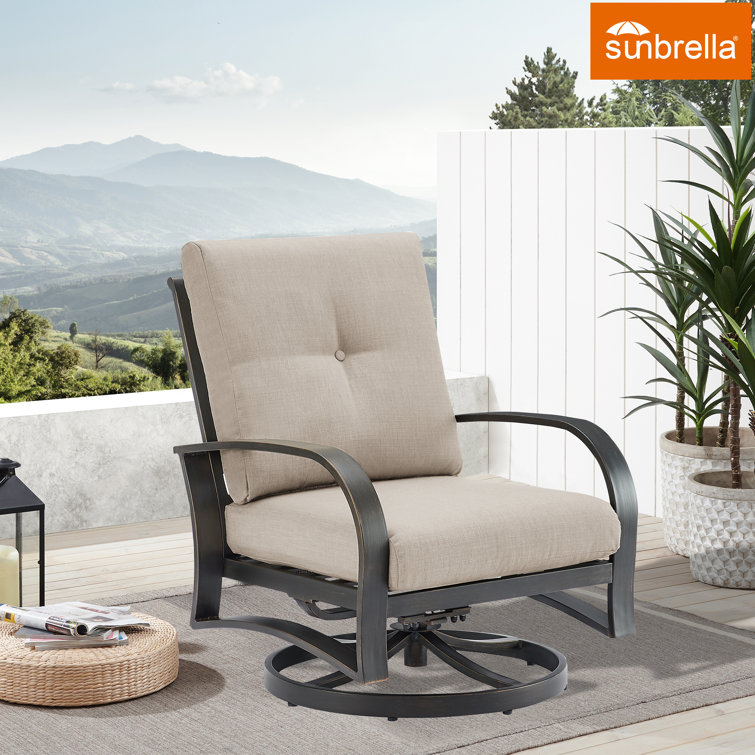 Sunbrella discount swivel rocker